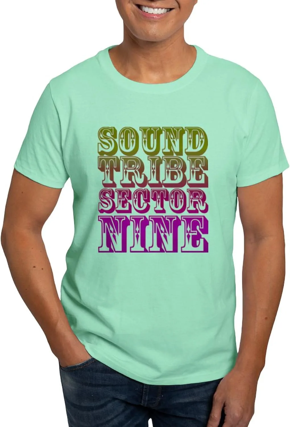 

Футболка CafePress Sound Tribe Sector Nine, 100% хлопок, белая