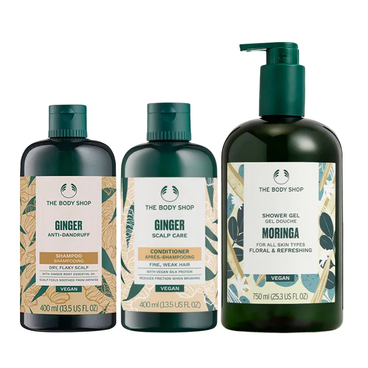 Набор шампуня и кондиционера THE BODY SHOP Ginger 400мл+750мл