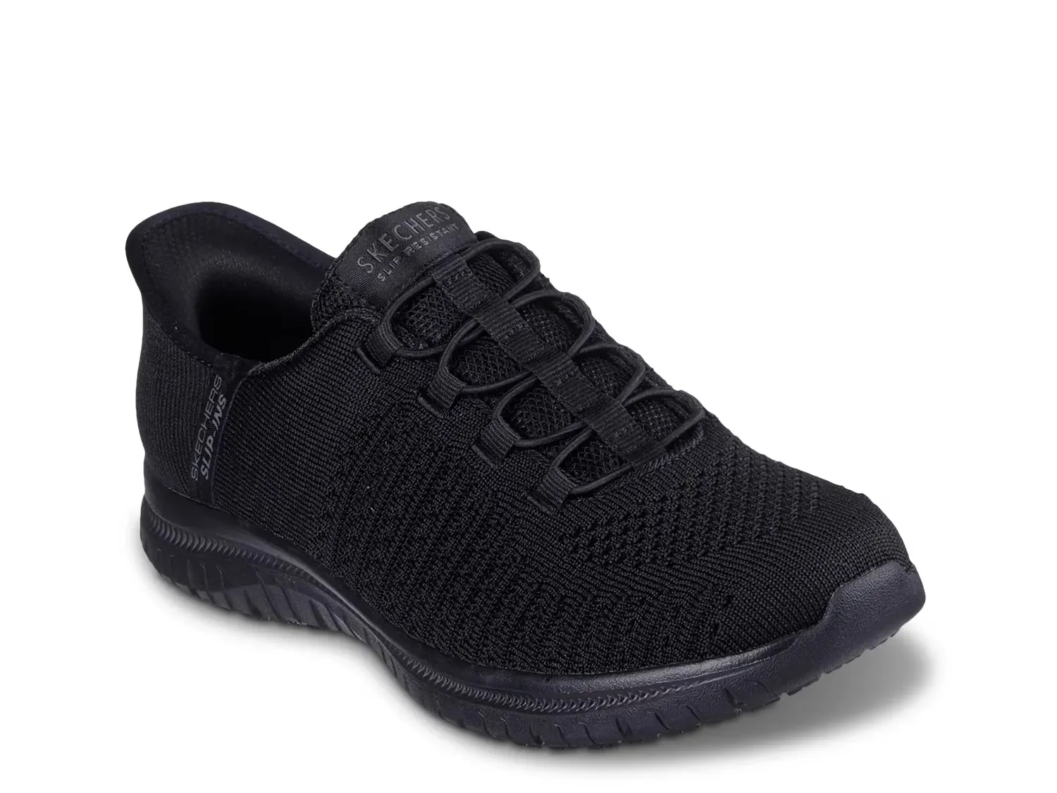 Hands Free Slip-Ins Work Virtue Valsea Work Кроссовки - женские Skechers, Black