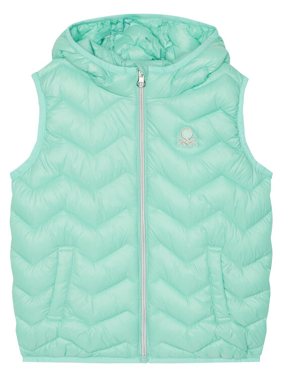 

Жилет стандартного кроя 21INCJ00Q United Colors Of Benetton, зеленый