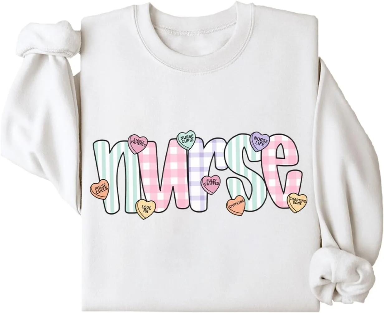 

Свитшот Valentine Nurse с длинными рукавами Racsea