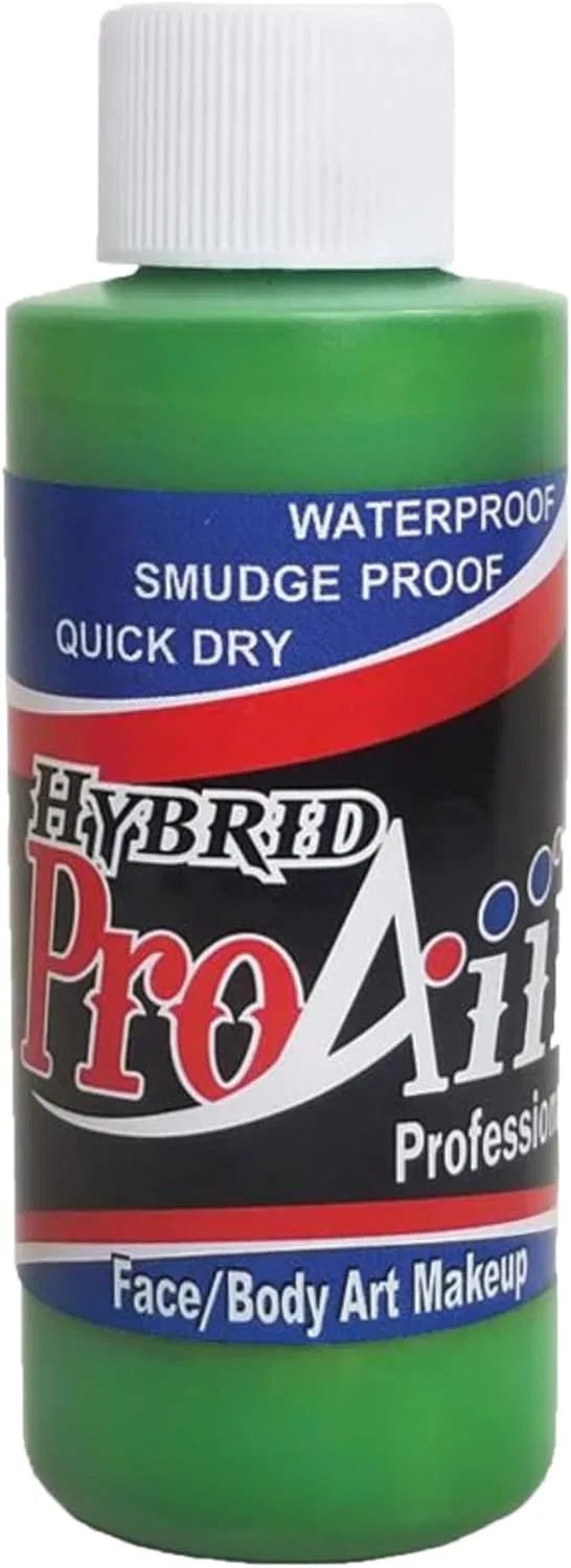 Аэрографный макияж ProAiir Hybrid Atomic Makeup, зеленый, 2.1 oz Showoffs Body Art — фото 2