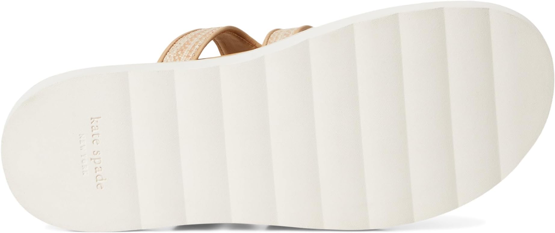 Балетки Kate Spade New York Duo Raffia Sport Sandals, Natural — фото 3