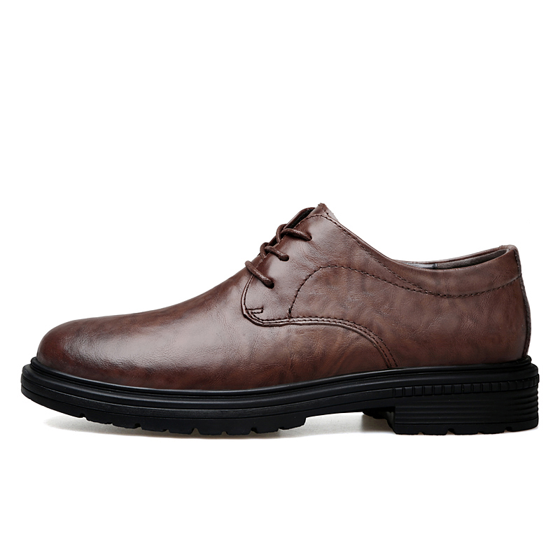 

DILIKAN Мужские повседневные туфли мужские низкие тёмно-коричневые, цвет Dark Brown