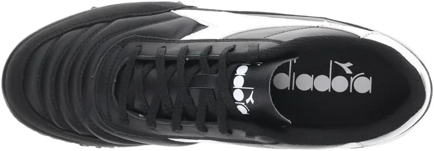 Мужские футбольные бутсы diadora Calcetto II для игры на искусственном газоне - черные, черный — фото 4