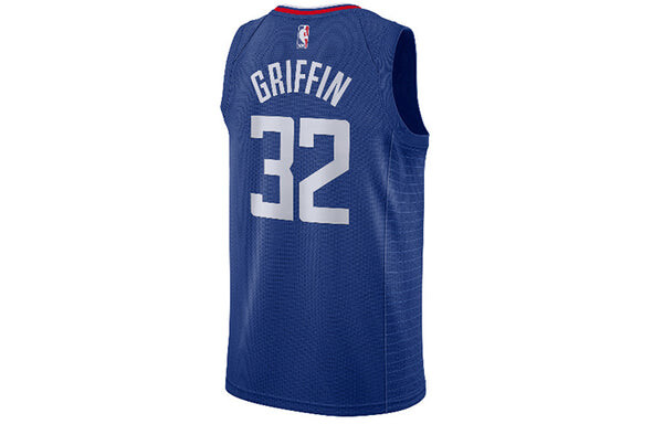Спортивная футболка nba jersey basketball jersey/vest sw fan edition los angeles clippers griffin blue Nike, белый — фото 2