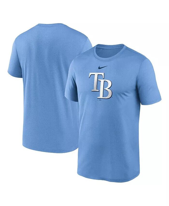 

Мужская светло-синяя футболка Tampa Bay Rays Legend Fuse с большим логотипом Nike