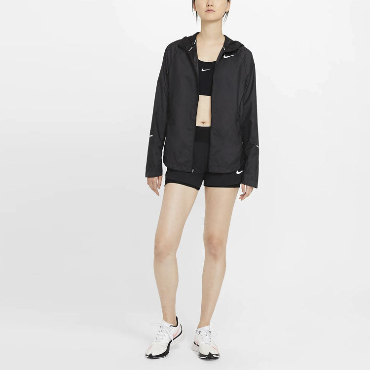 Шорты (WMNS) Nike Eclipse 2-in-1 Running Training Solid Color Sports Woven Shorts Black CZ9571-010 — фото 3