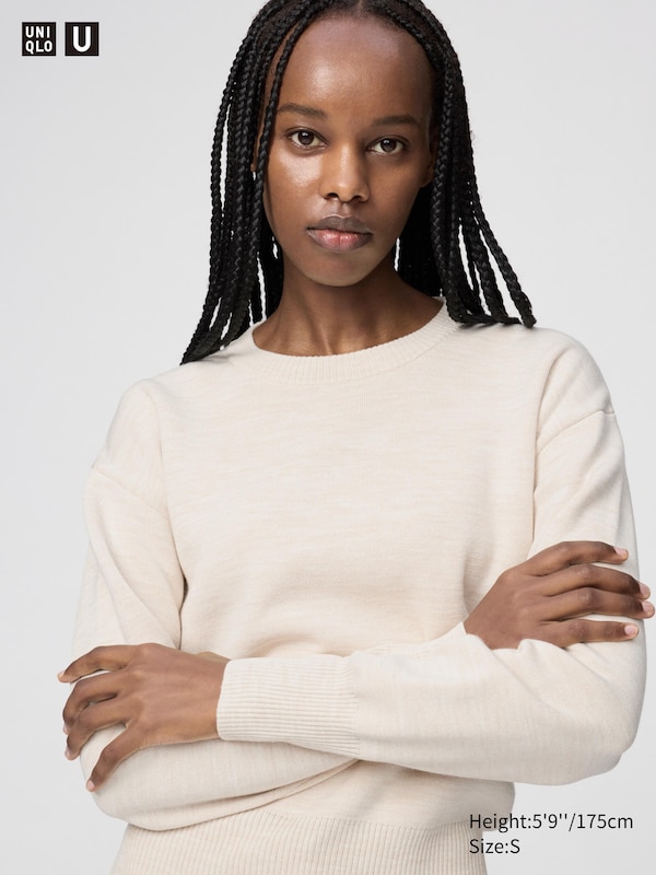 

Двусторонний вязаный джемпер Uniqlo, 30 natural