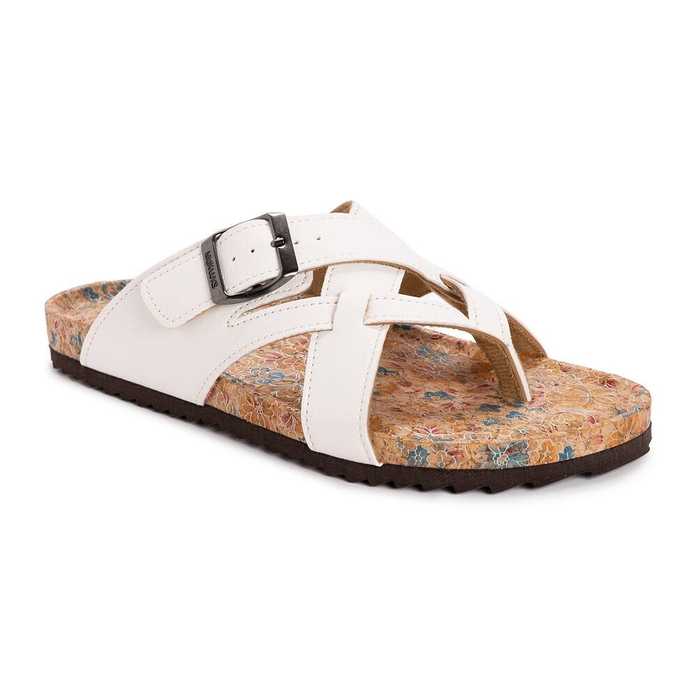 MUK LUKS Tanner Женские сандалии Terra Turf, белый