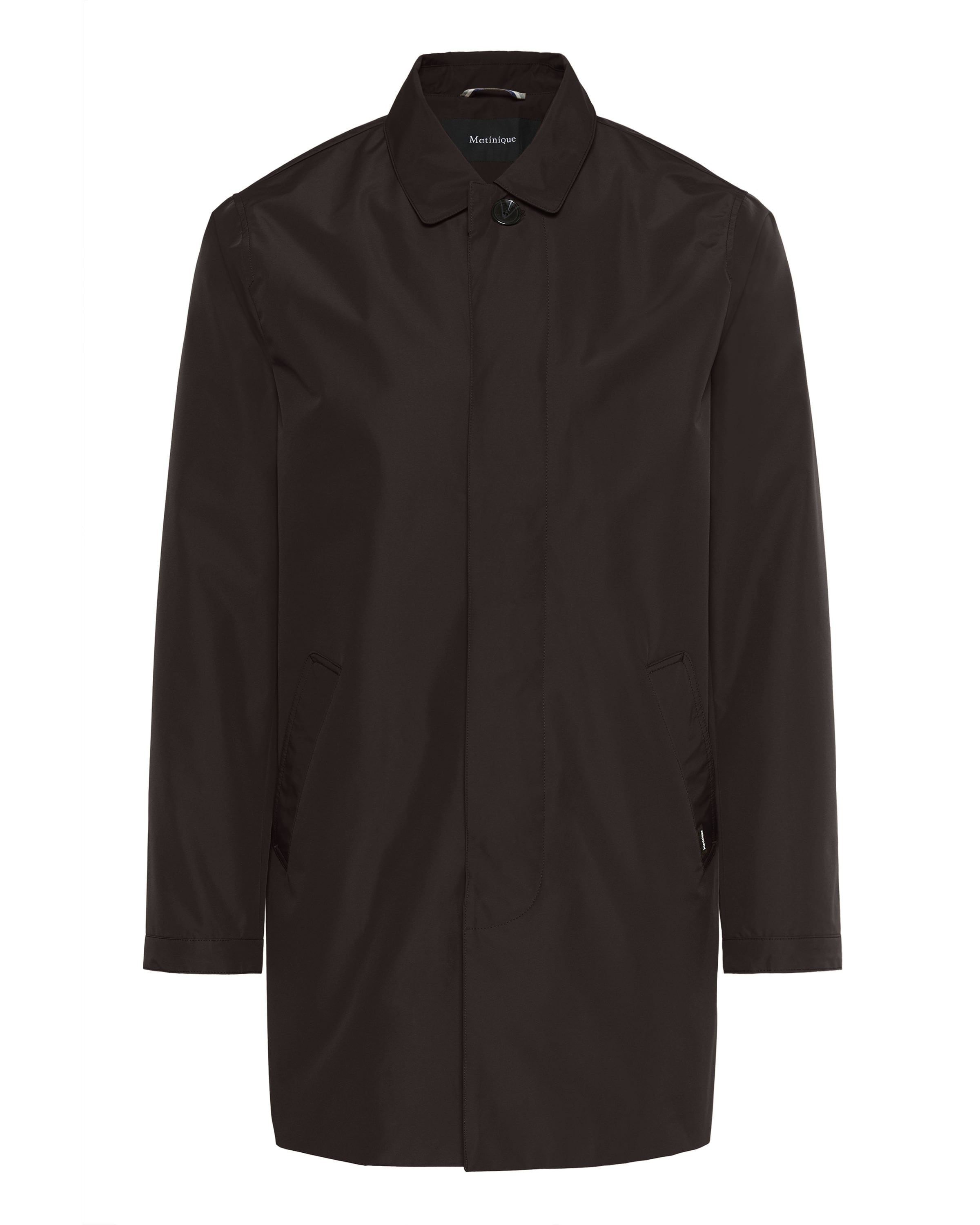 

Matinique Куртка межсезонная 'Mac Miles' Regular fit в темно-коричневом цвете