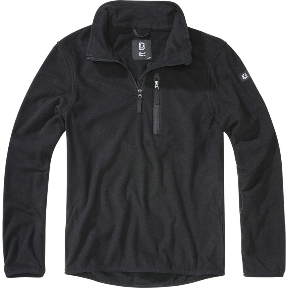 

Флис Brandit Troyer half zip, черный