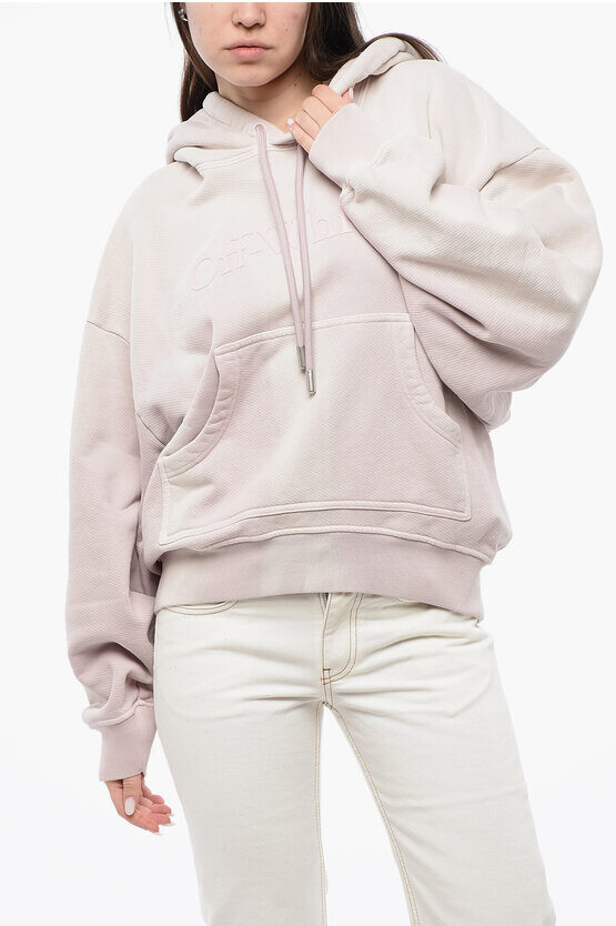 

Худи макси Off-White Laundry, розовый