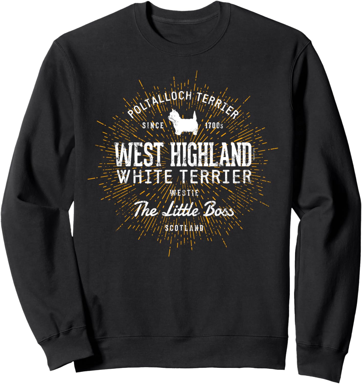 

Толстовка для любителей собак породы вест-хайленд-терьер West Highland White Terrier By Treaja, черный