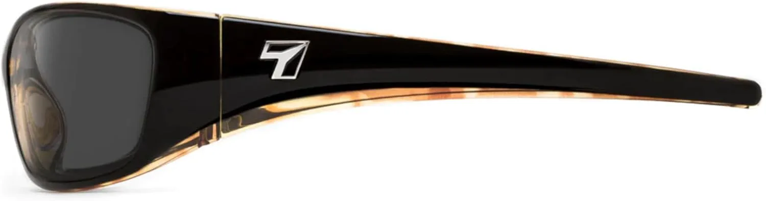 

7 EYE BLAKE — стильные солнцезащитные очки унисекс с полной защитой от ультрафиолета, 100% защита от UVA и UVB лучей, Black Tortoise Frame/Polarized Gray Lenses