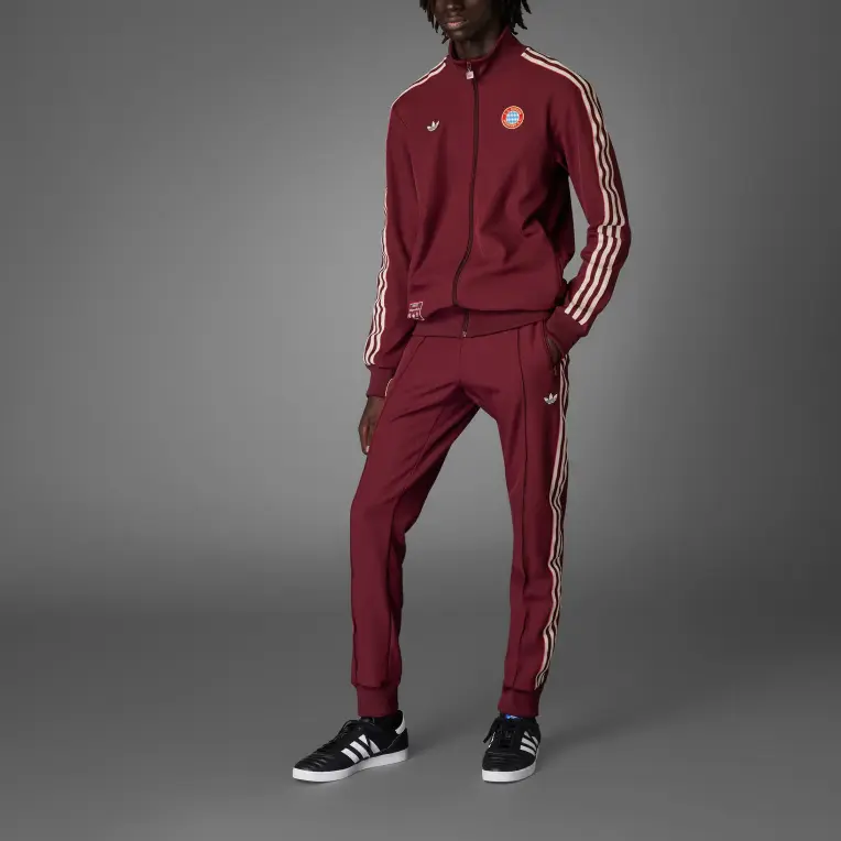Adidas With AdiClub Fc Bayern Terrace Icons Track Top, Red — фото 3