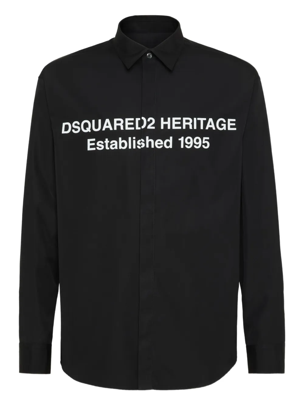 

Рубашка с логотипом DSQUARED2, черный