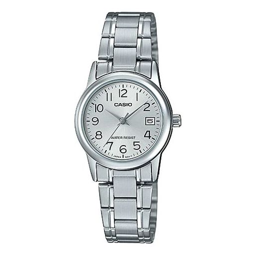 

Часы CASIO Quartz Stainless Steel Strap Silver Analog, серебряный
