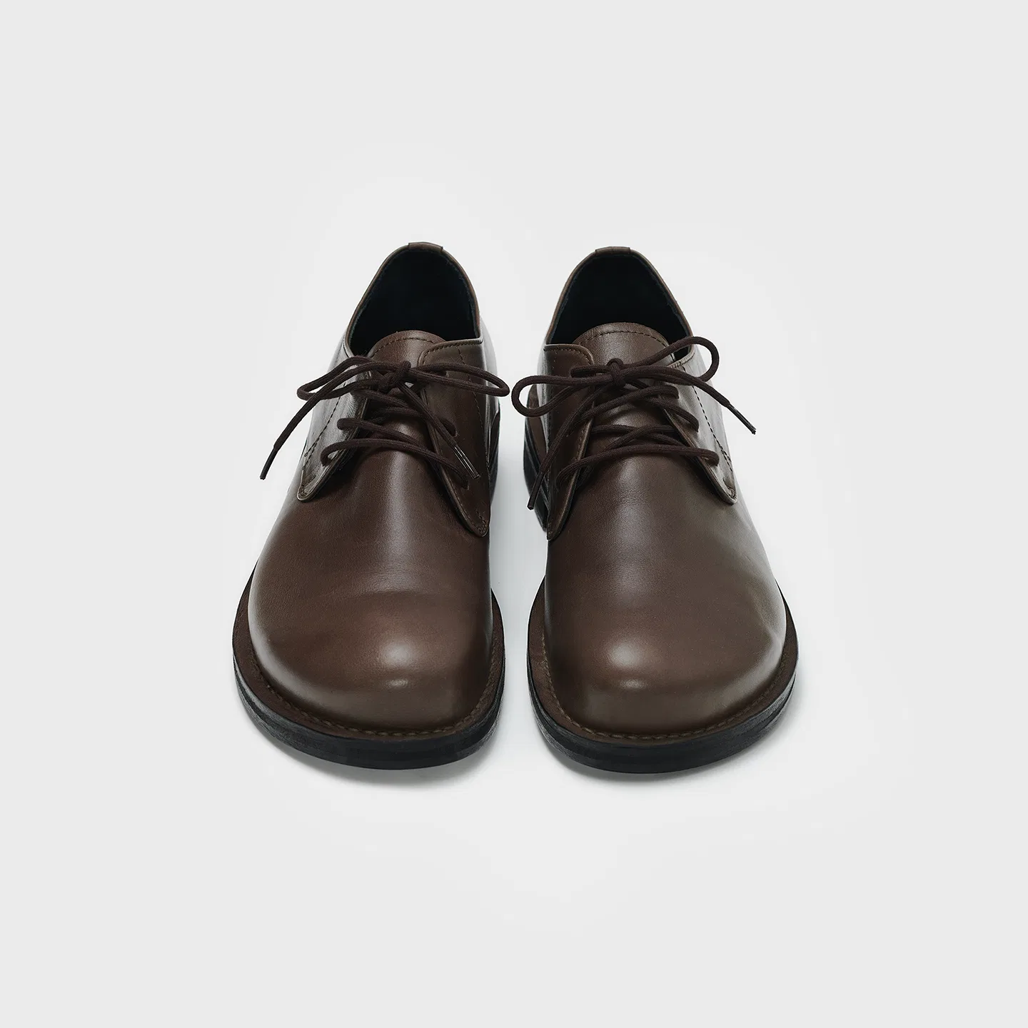 Мужские дерби Day Toe Type-2 из масляной кожи, коричневые, от Belier