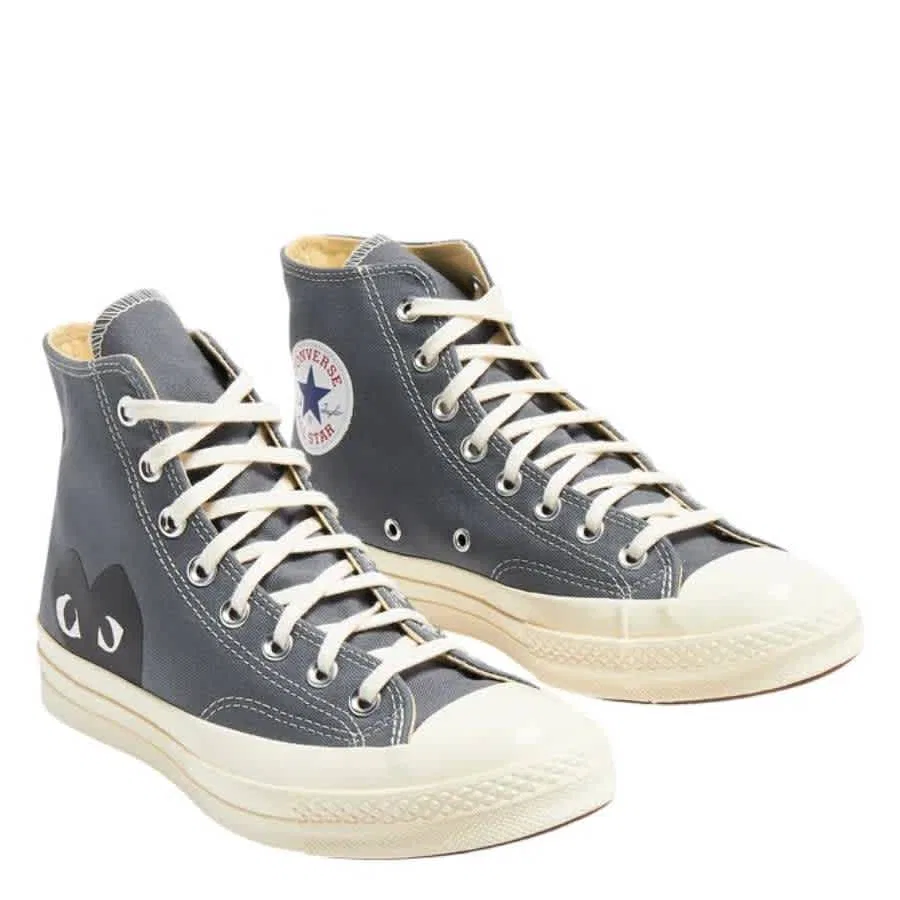 Высокие кеды Comme Des Garcons Play X Converse, серый — фото 2
