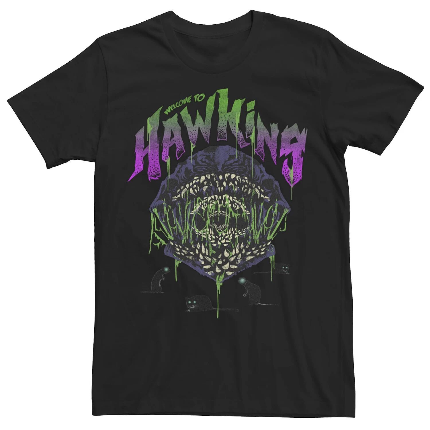 

Мужская футболка Netflix Stranger Things Demogorgon Welcome To Hawkins Licensed Character