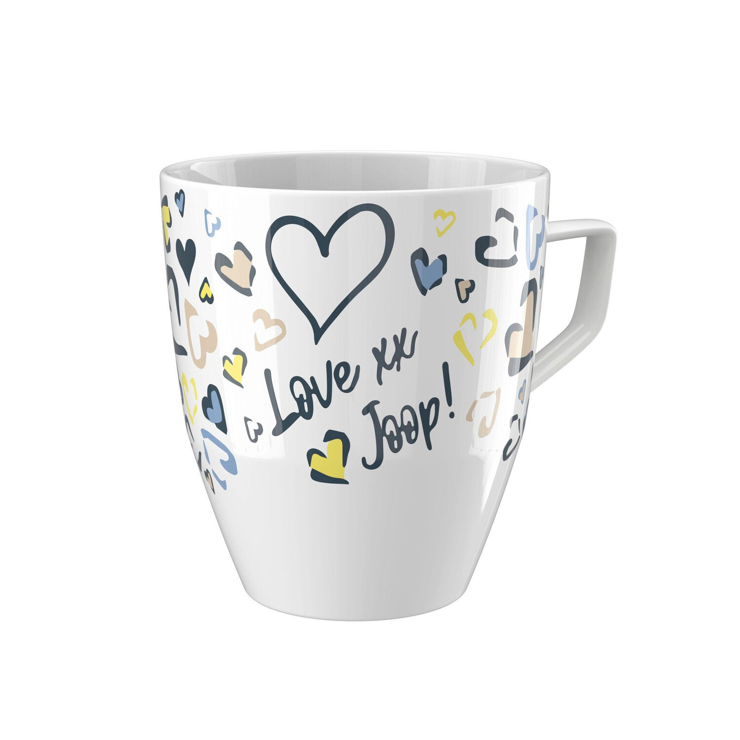 

Кофейная кружка Joop!, 8,5x8,5x9,5 см, многоцветный/белый
