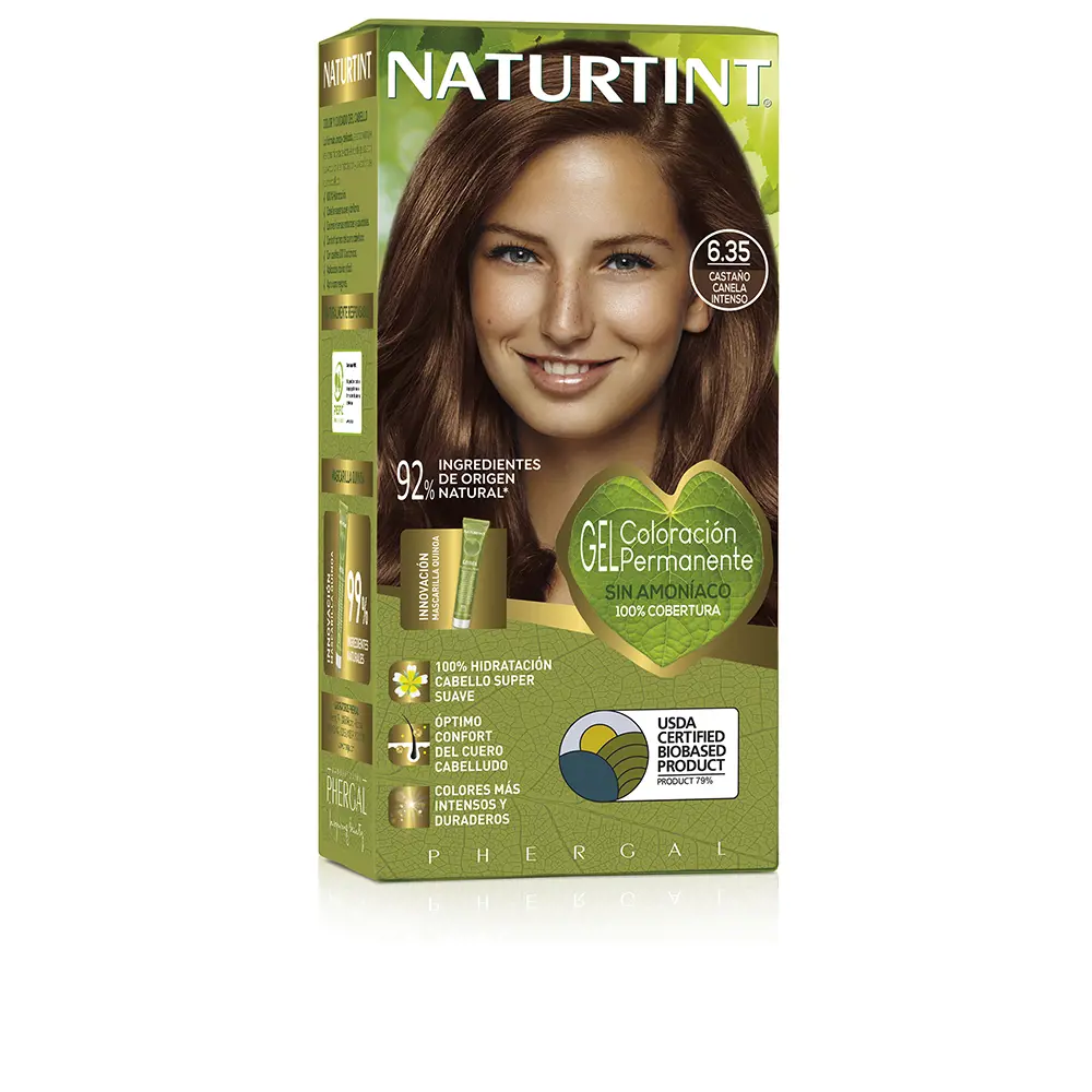 

Краска для волос Naturtint Naturtint, цвет 6.35 castaño canela intenso, 170 мл.