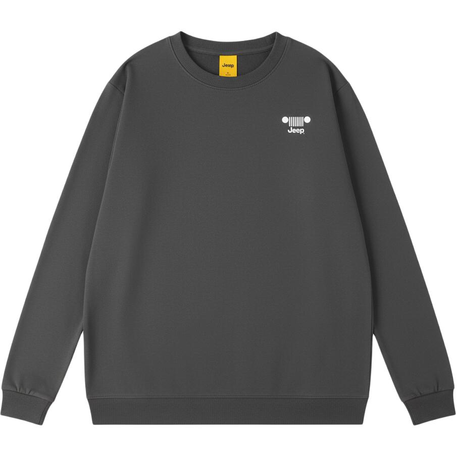 

Свитшот Unisex Crew Neck Moderate Heavyweight Jeep, темно-серый