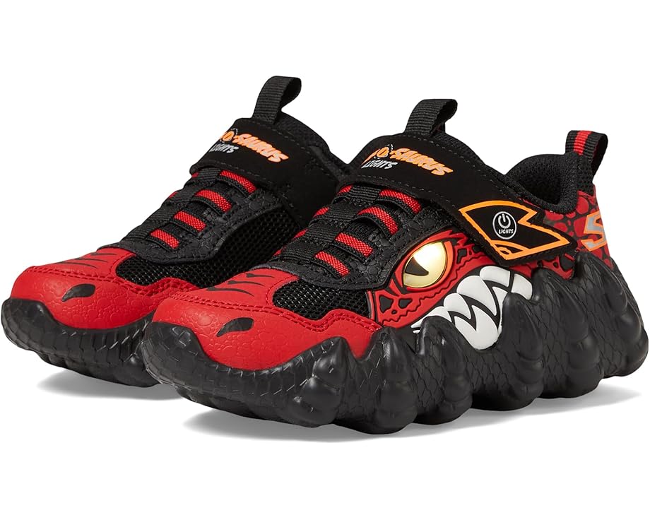 

Кроссовки SKECHERS KIDS Skech-O-Saurus Lights-Rapid-D, цвет Red/Black