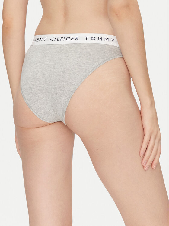 Классические женские трусы UW0UW06038 Tommy Hilfiger, серый — фото 3