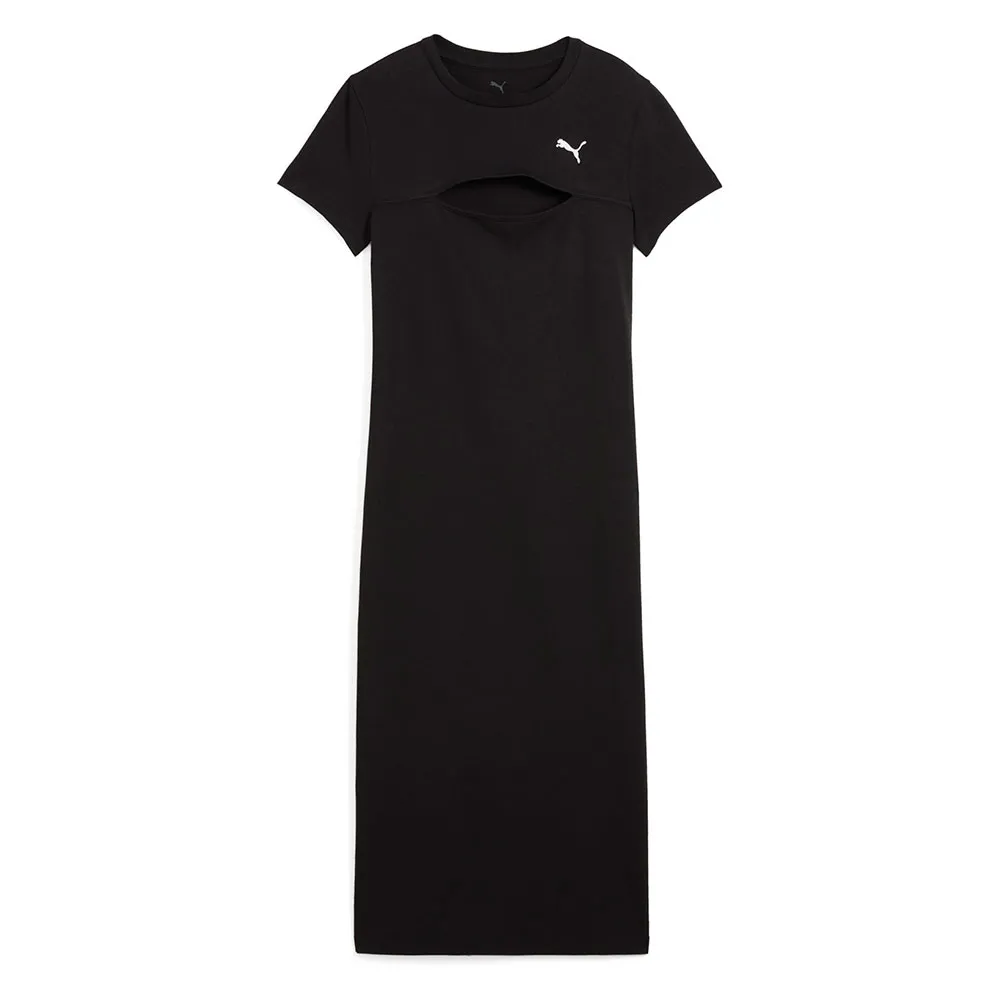 

Платье Puma Wardrobe ESS short sleeve midi, черный