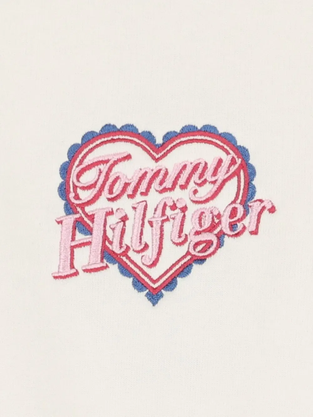 Платье с длинными рукавами, вышитое сердечками Tommy Hilfiger Junior, нейтральный — фото 3
