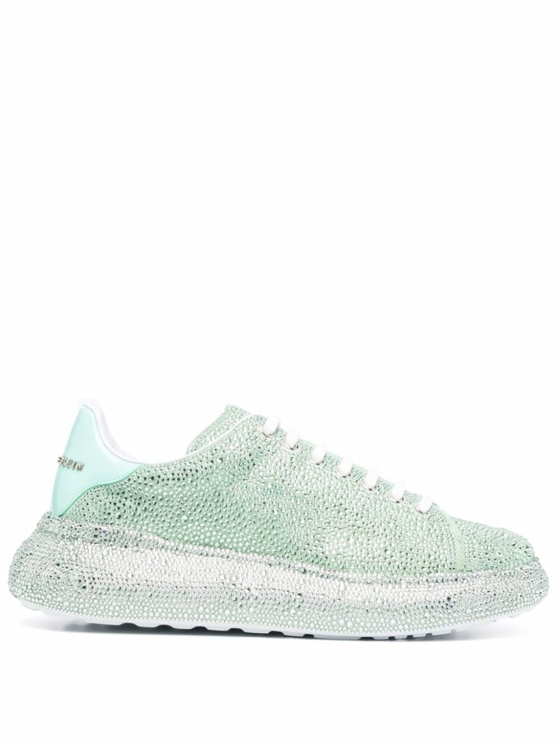 

Philipp Plein кроссовки Runner с кристаллами, зеленый