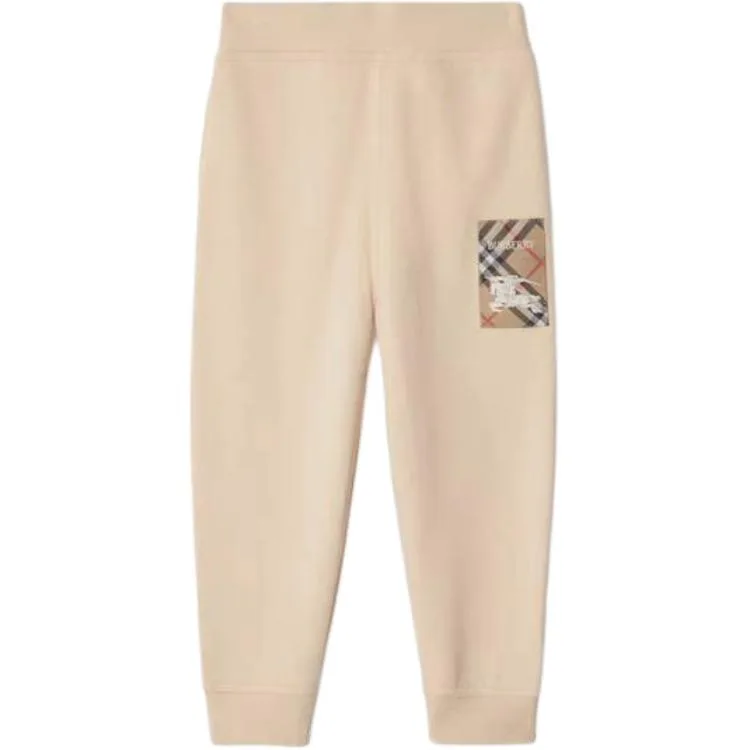 Burberry Детские вязаные спортивные штаны white