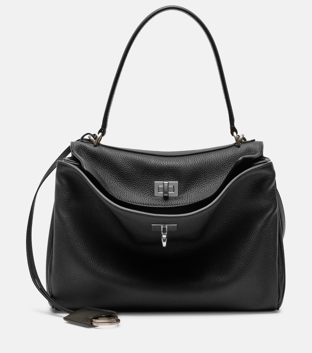 

Кожаная сумка-тоут Rodeo Small Balenciaga, черный