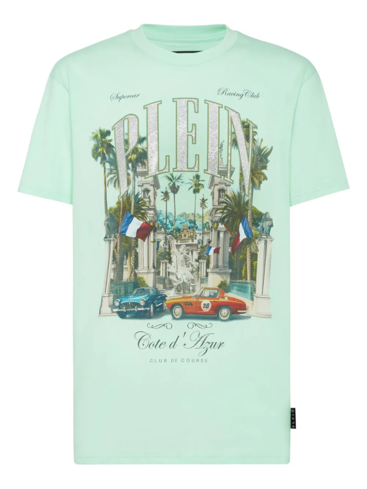 

Футболка Club The Course Stones Philipp Plein, зеленый