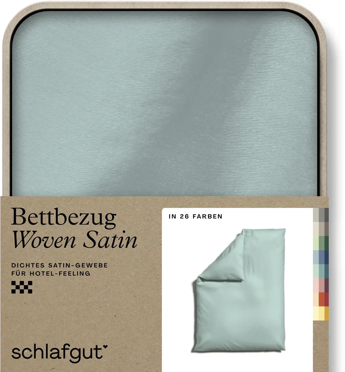 

Пододеяльник Schlafgut атласный, 200х200 см