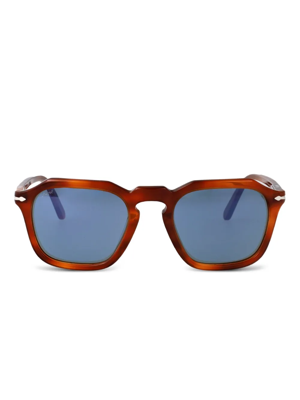 

Солнцезащитные очки в геометричной оправе Persol, коричневый