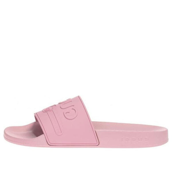 Тапочки slide 'pink' Gucci, розовый