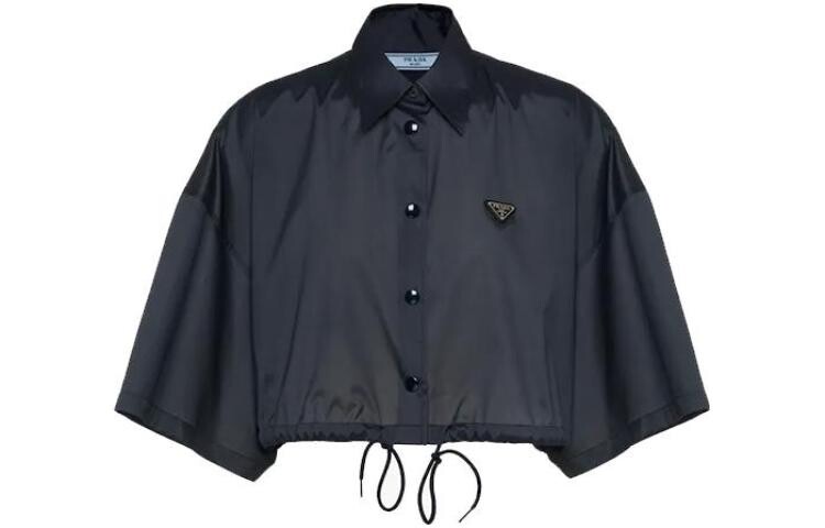 

Рубашка женская Prada короткая, синий