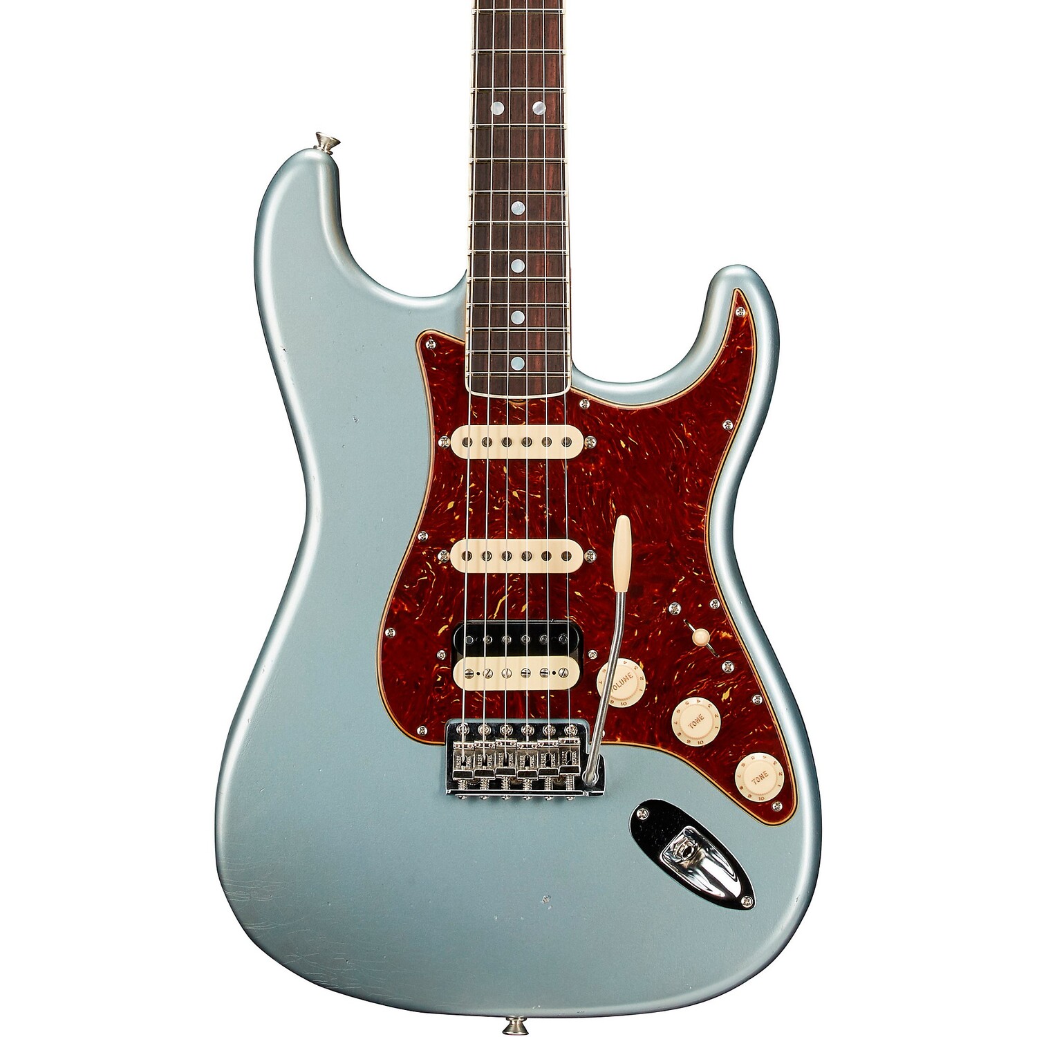 

Fender Custom Shop Limited Edition '67 Stratocaster HSS Journeyman Relic Электрогитара Faded Aged Blue Ice Metallic