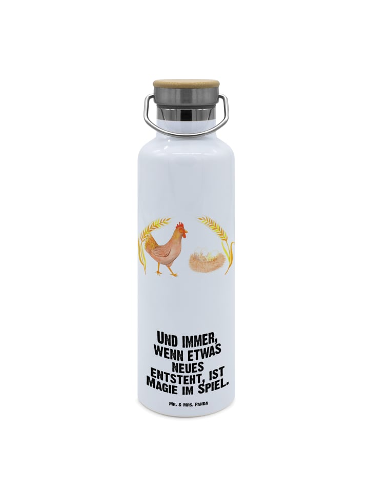

Mr. & Mrs. Panda Бутылка Trinkflasche Waldtiere Aloha mit Spruch in Weiß
