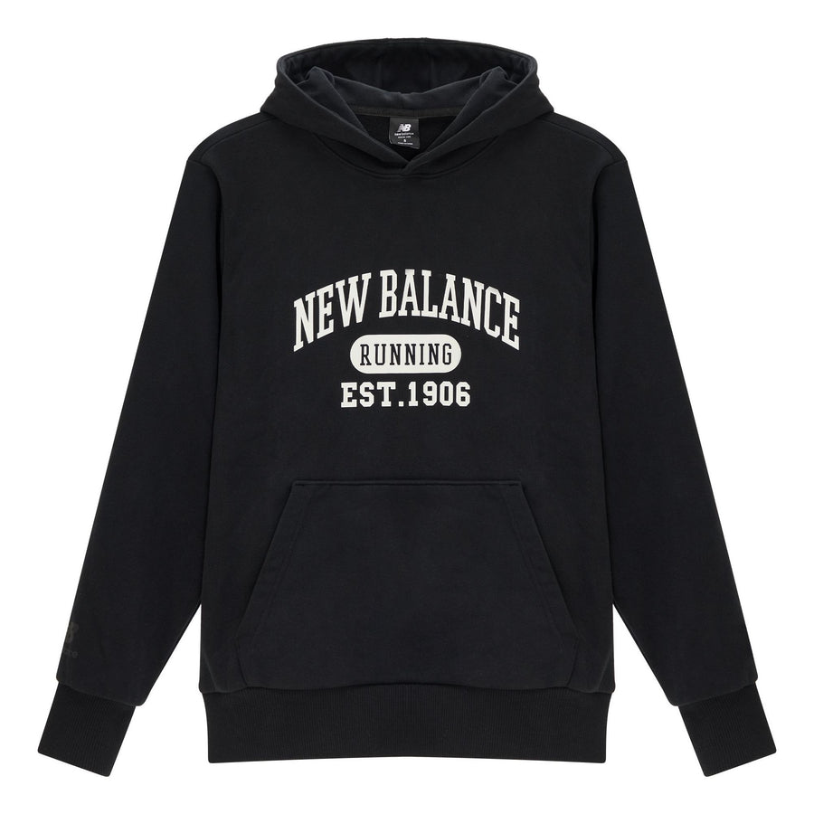 

Худи New Balance Classic Lifestyle Hoodie 'Black White', черный