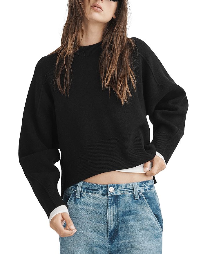 

Свитер с круглым вырезом Bridget rag & bone, черный