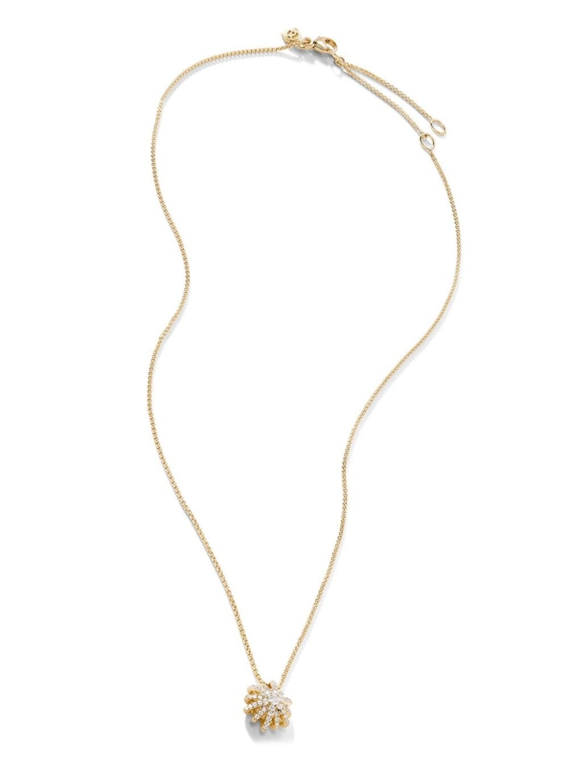 

Колье Starburst из желтого золота с бриллиантами David Yurman, золотой