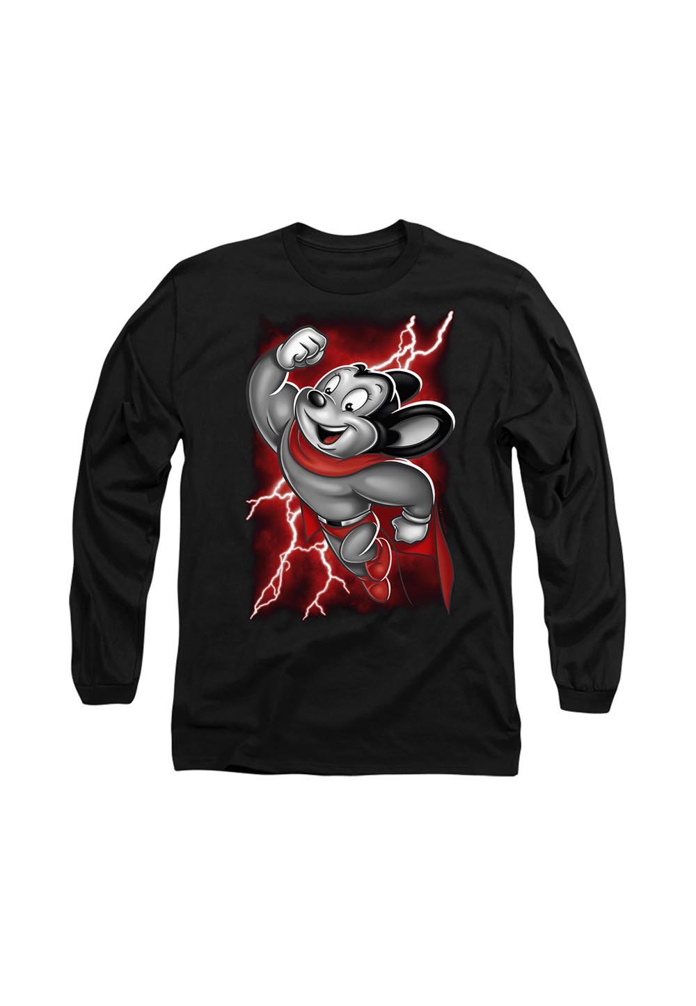 

Топ с длинными рукавами MIGHTY MOUSE MIGHTY STORM Cotton Soul, черный