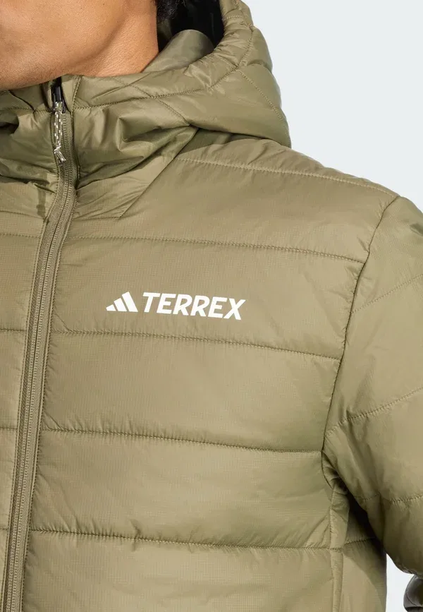 Куртка зимняя Adidas Terrex, оливковый страта — фото 4