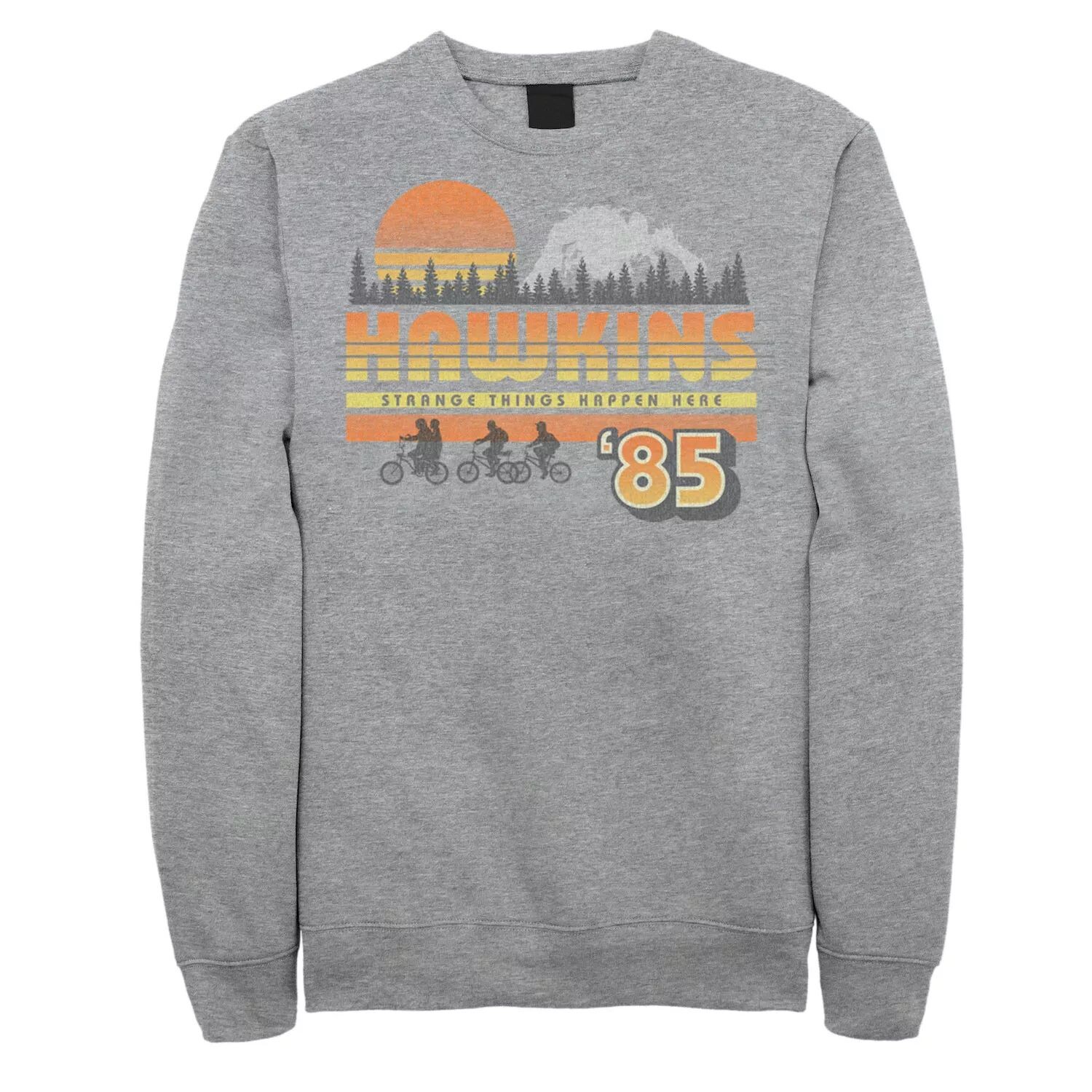 

Мужской свитшот в стиле ретро «Stranger Things Hawkins Strange Things 85» Licensed Character