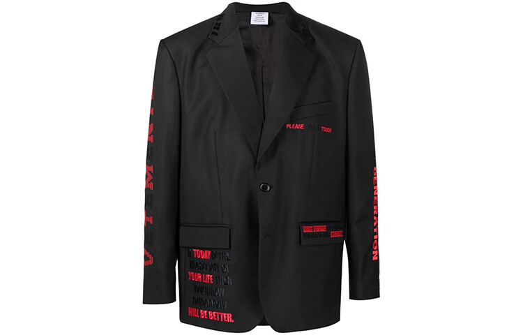 

Деловой костюм унисекс черный Vetements, черный