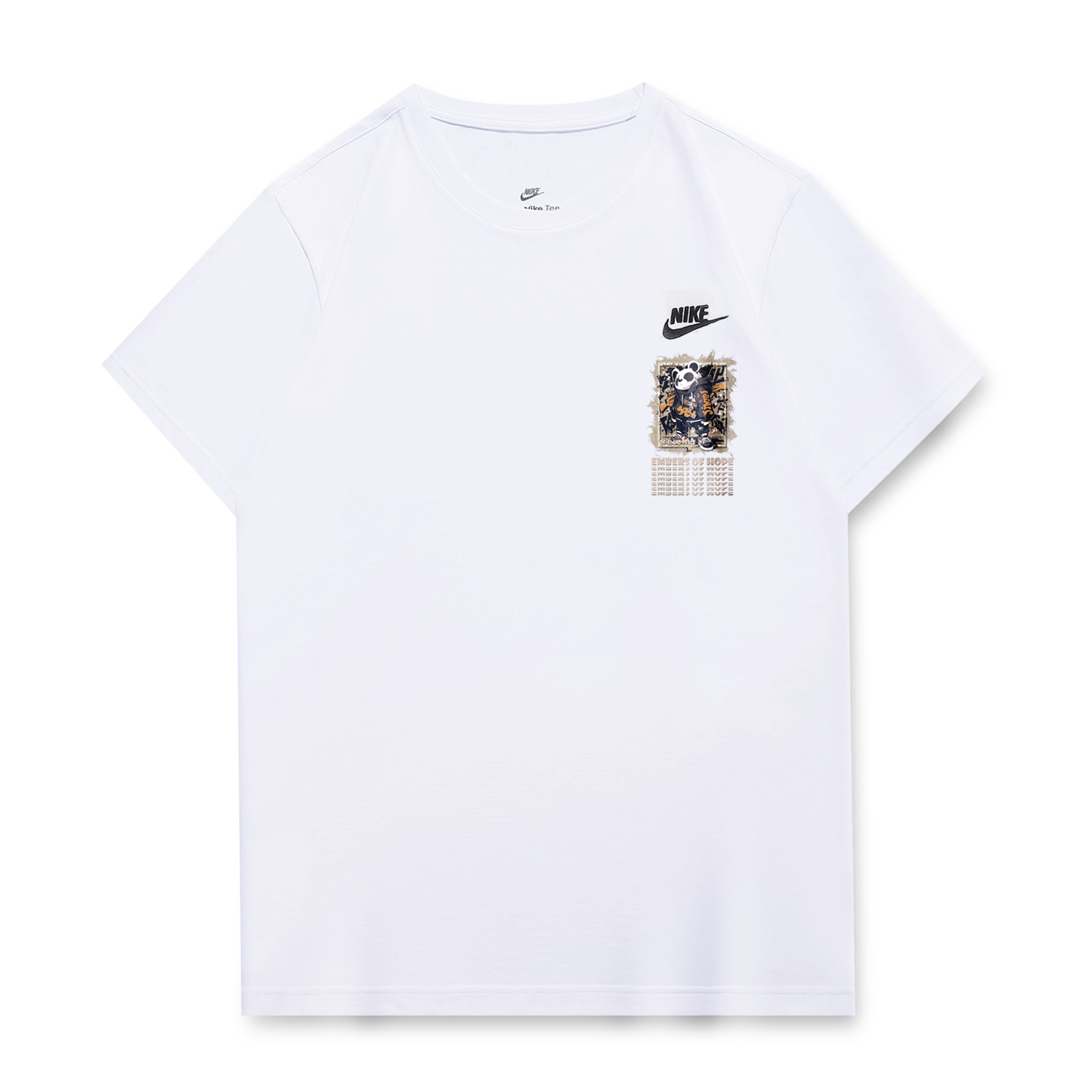 

Nike Футболка унисекс белая, Белый, Nike Футболка унисекс белая